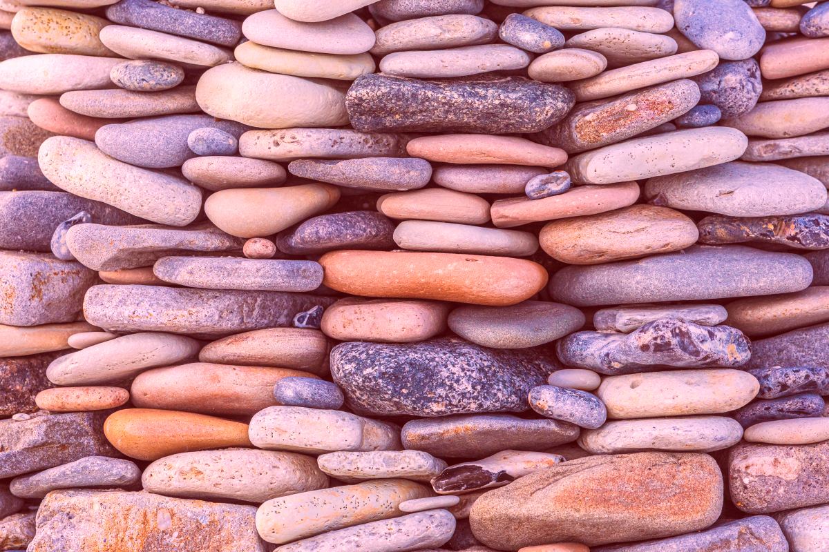 Solid wall of rocks